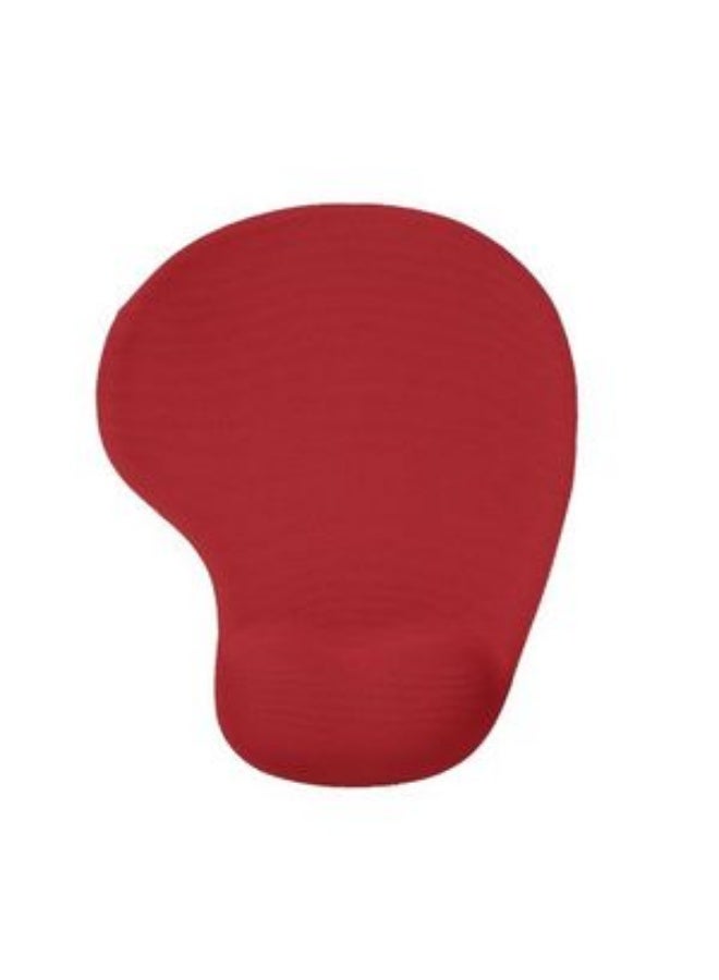 New Craft Ergonomic Mouse Pad for Desktop, Laptop, PC, Designed for Mousepad with Precise and Responsive Surface, Non-Slip Rubber Base and Comfort Gel, 1 Piece, Red - Image 1