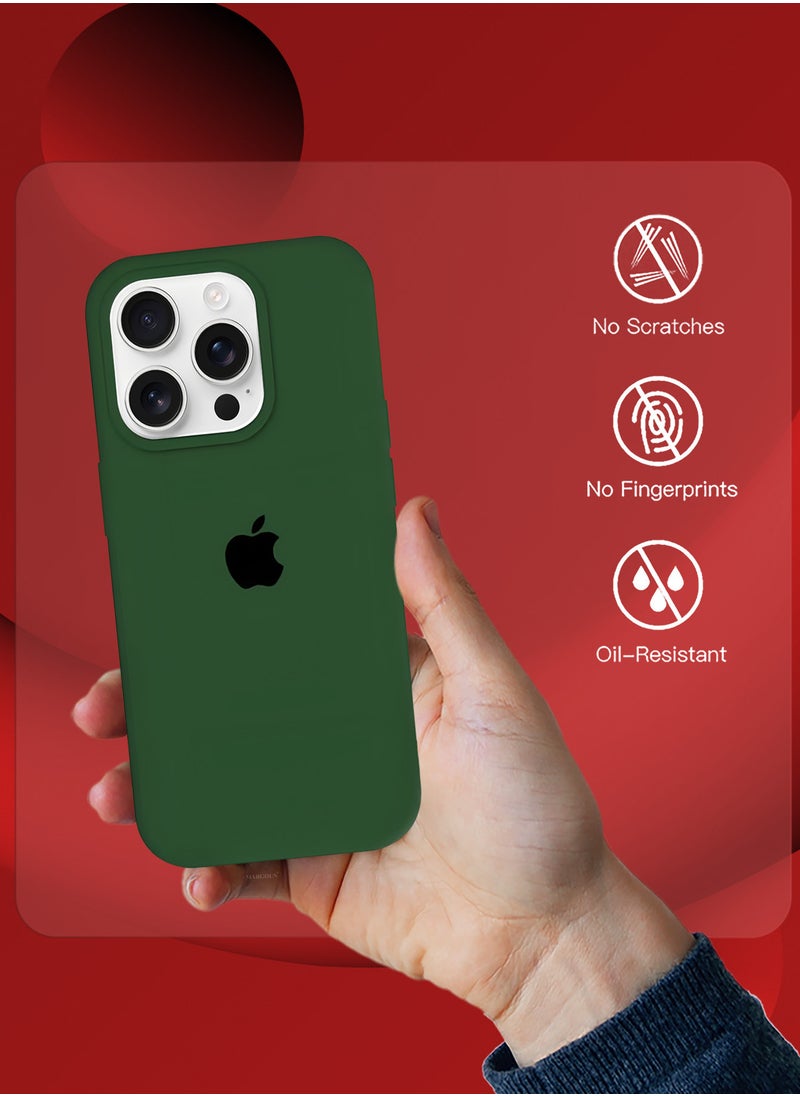 CATANES - (for iPhone 16 Pro) 3 Pack Case and 2 Screen Protectors, Slim Silicone Case, Full Covered Anti Scratch Shockproof Protective Cover - Image 1