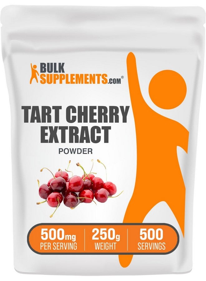 BulkSupplements.com Tart Cherry Extract Powder - Tart Cherry Supplement, Herbal Supplement - Antioxidant Source, Gluten Free, 500mg per Serving, 250g (8.8 oz) (Pack of 1) - Image 1