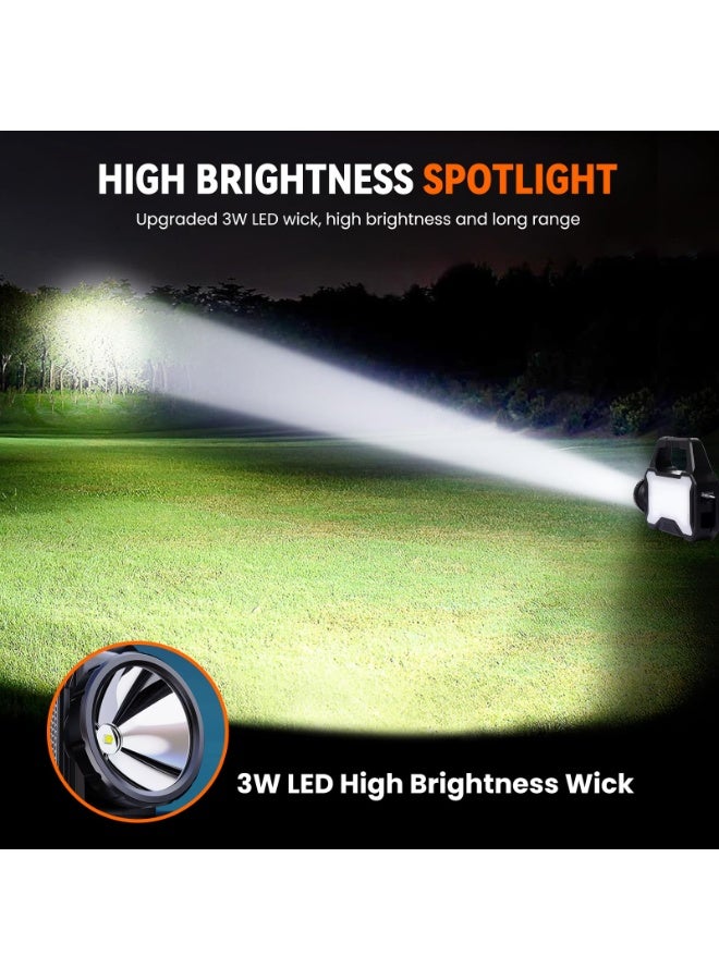 YelaJoy Solar Flashlights for Emergencies,LED Solar Camping Lights,Capacity Battery for Quick Charging,Multi-Functional Flashlights for Emergencies,Perfect for Power Outages,Outdoor Camping,and Hiking-1PCS - Image 4