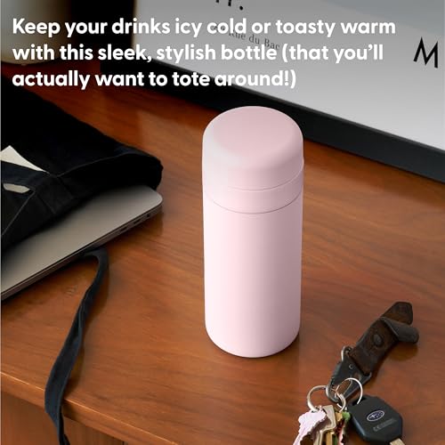 WP W&P Porter Insulated Bottle 16 oz | Clean Taste Ceramic Coating for Water, Coffee, & Tea | Wide Mouth Vacuum Insulated | Dishwasher Safe, Cream - Image 2