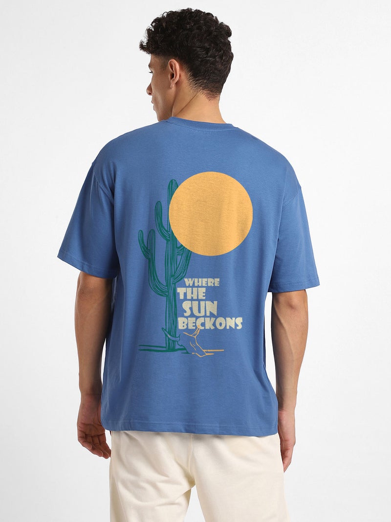 Nobero Men Oversized Cotton Graphic T-shirt - Image 4