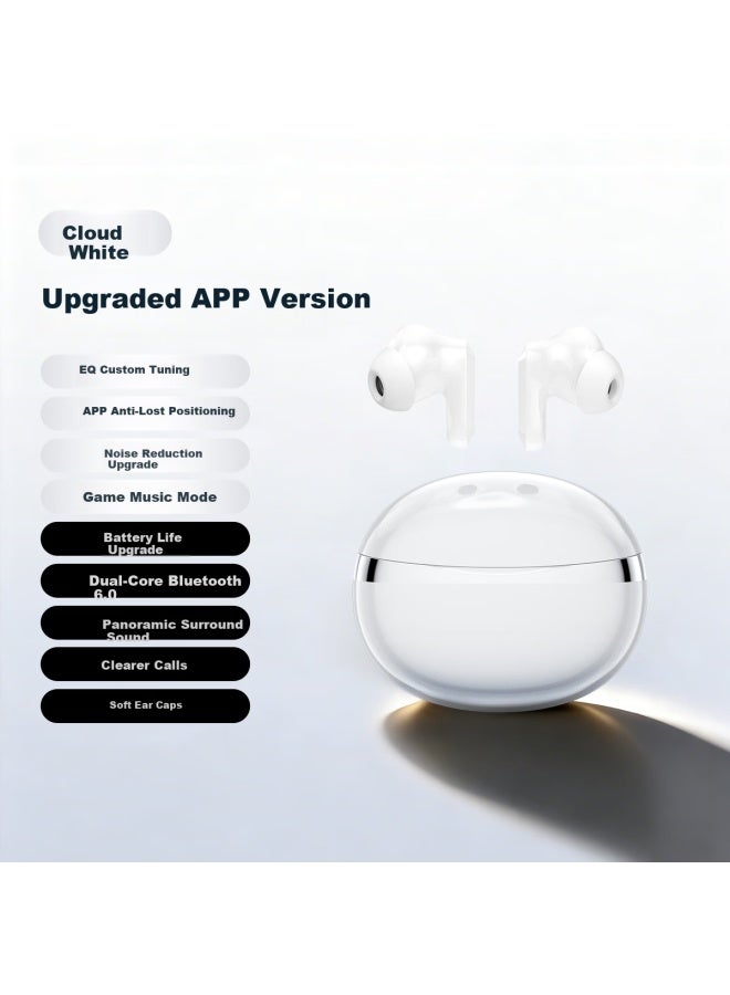 Witgoer Smart App Bluetooth In-ear Wireless Earphones Latest Noise Cancelling High-quality Sound Comfortable Long Battery Life For Women Gaming Sports Students - Image 4