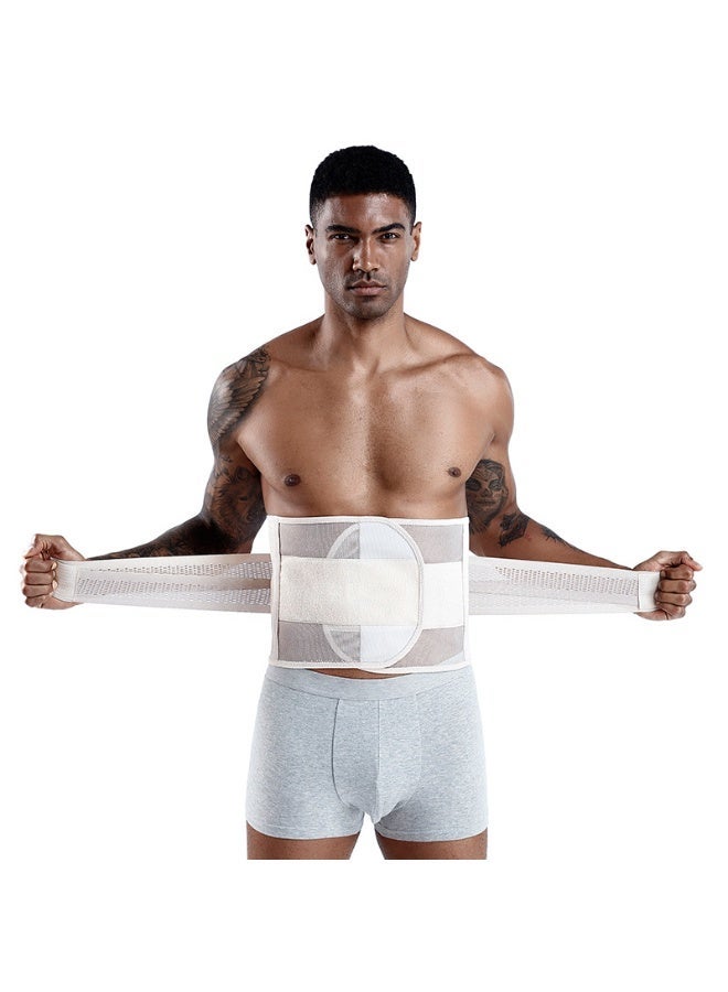 MAANGE Men's Slimming Waist Trimmer Belt, Lightweight Belly Burner for Men, Adjustable Waistband for Weight Loss, XL size Skin Color, Waist circumference 90-100CM，Effective Slimming Support for Back and Abdomen. - Image 5