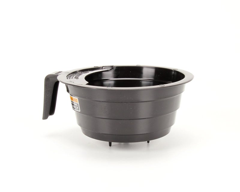 Bunn 20583.0003 Black Plastic Funnel with Decals - Image 1