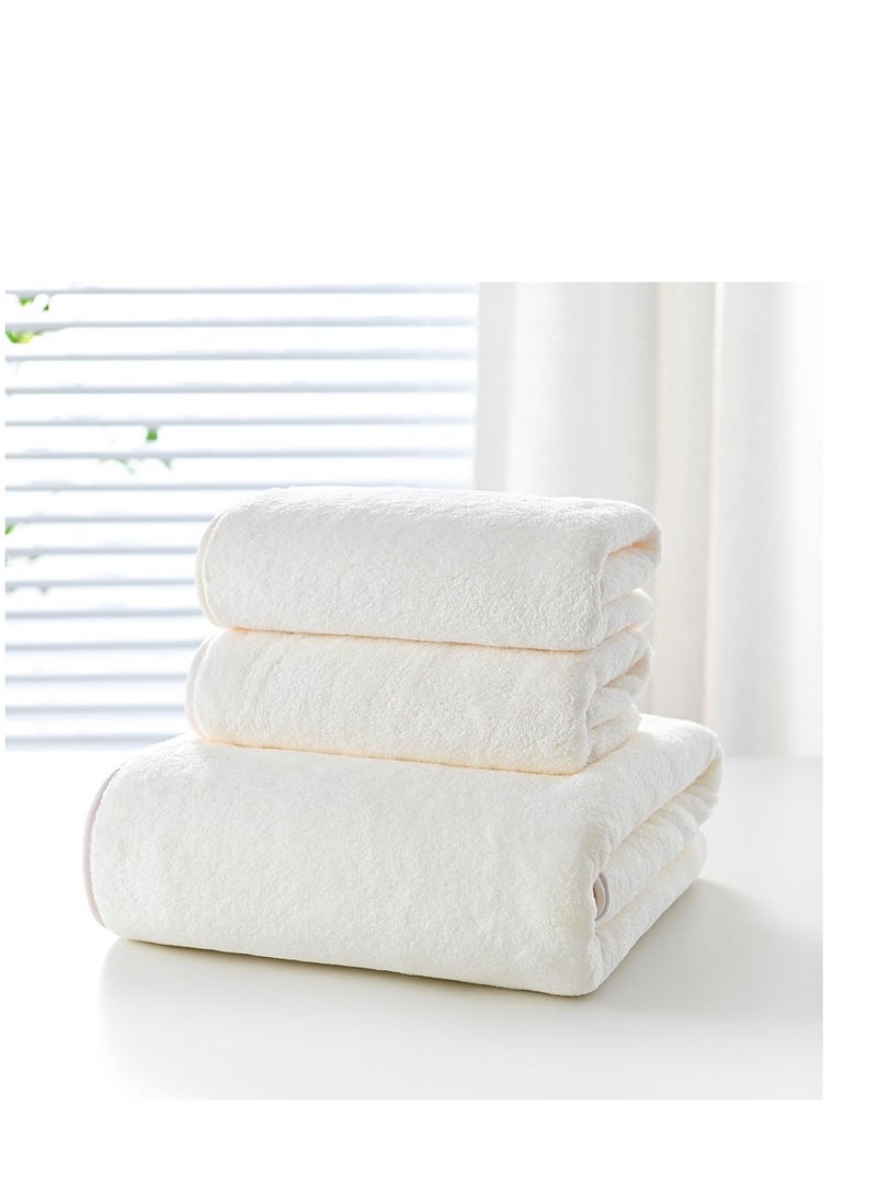 Bluejw مجموعة من ثلاث قطع من مناشف الحمام الناعمة - Image 1