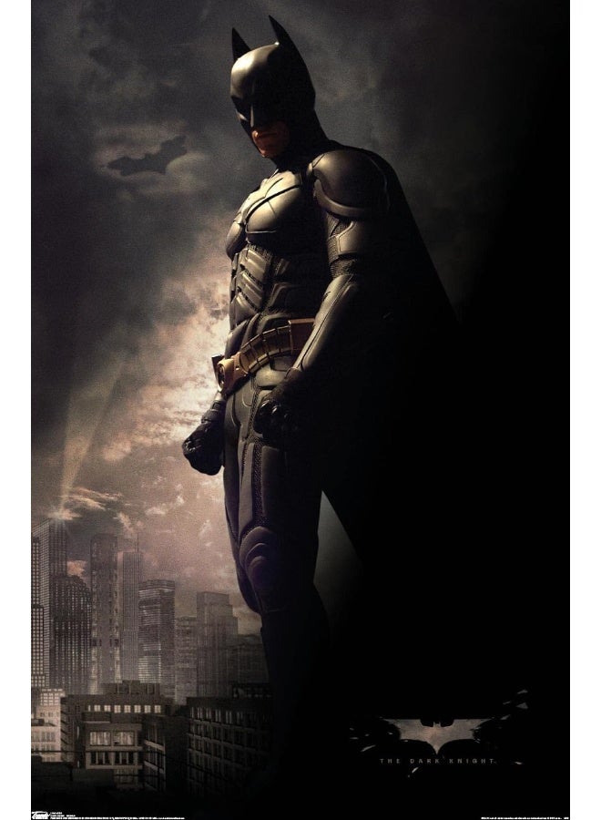 Trends International DC Comics Movie - The Dark Knight - Batman in the Shadows Wall Poster, 22.375" x 34", Premium Unframed Version - Image 1