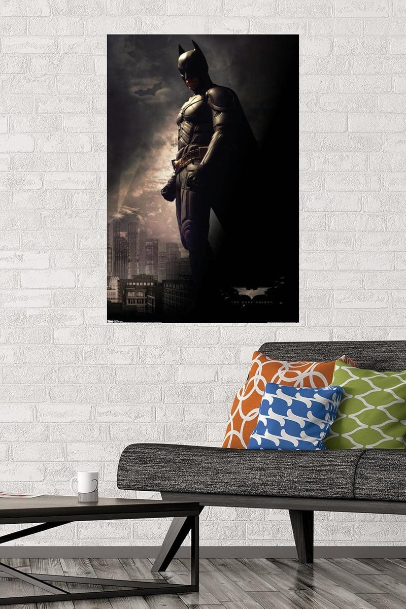Trends International DC Comics Movie - The Dark Knight - Batman in the Shadows Wall Poster, 22.375" x 34", Premium Unframed Version - Image 2