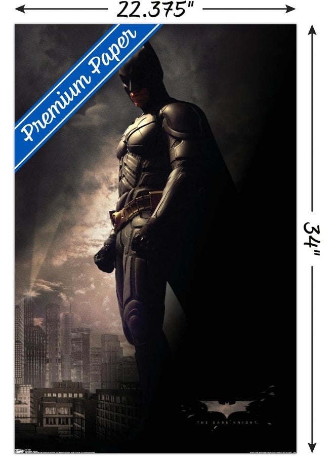Trends International DC Comics Movie - The Dark Knight - Batman in the Shadows Wall Poster, 22.375" x 34", Premium Unframed Version - Image 3