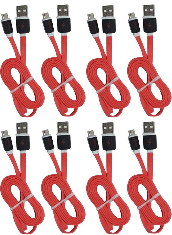 NIPUDUN Pack Of 8 NIPUDUN P C-K01 Micro USB Cable for Samsung  - Image 1