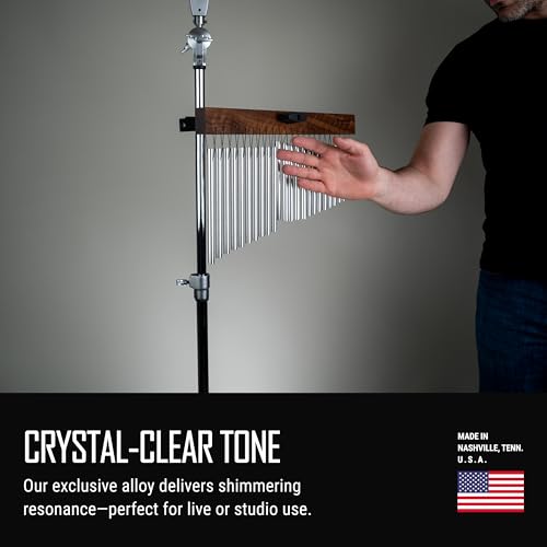 TreeWorks Chimes Classic Medium Single Row Bar Chimes Percussion Instrument — Made in U.S.A. (TRE23) - Image 4
