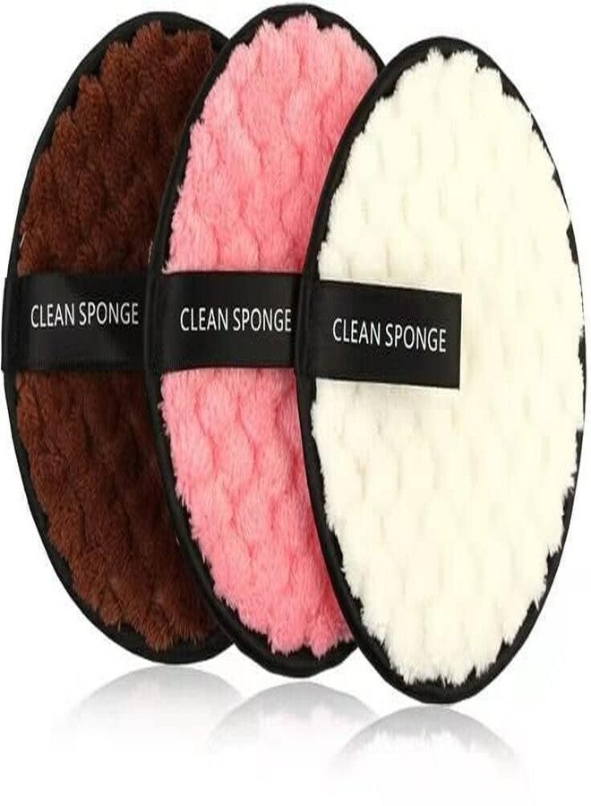 LANELLIE Reusable Makeup Remover Cleansing Pads | Easily Removes Stubborn Face & Eye Makeup | Multifunctional, Safe for Oily, Dry or Sensitive skin | Pack of 3 - Image 1