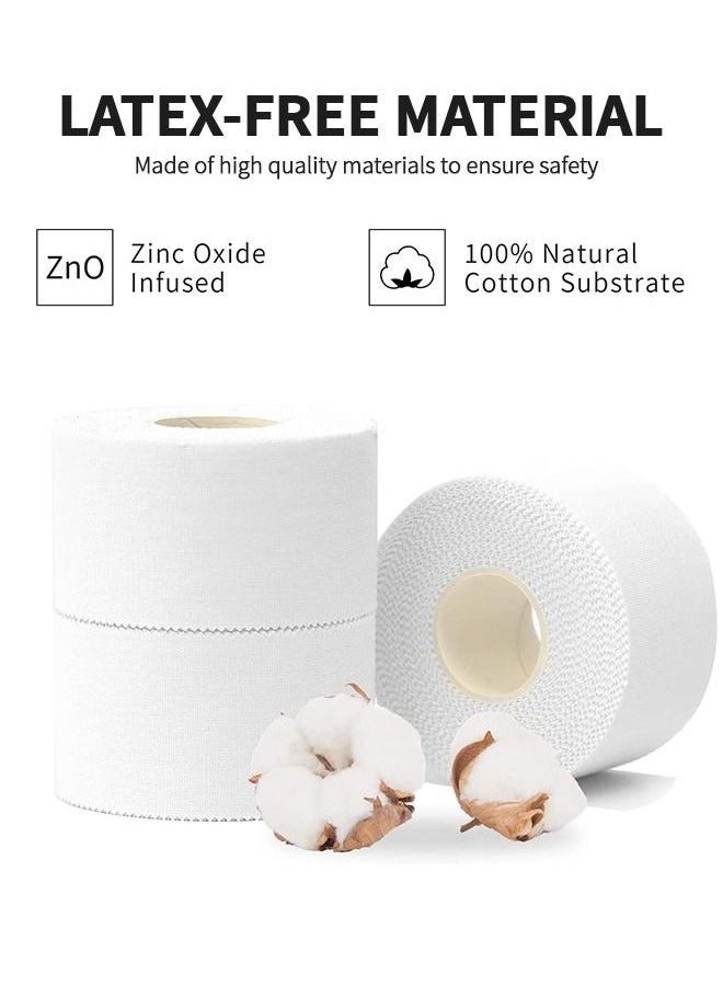 Bukela 2 Pack Athletic Pre Wrap Tape & Self Adhesive Bandage, Premium Athletic Tape Easy Tear Sports Foam Bandage, Sport Pre wrap Athletic Tape for Ankles Wrists Hands Elbows and Knees(5cm*5m)  - Image 4