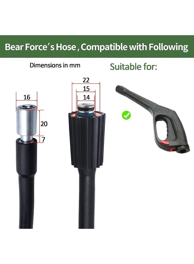 BEAR FORCE High Pressure Washer Hose 32Ft * 2300Psi  - Image 2