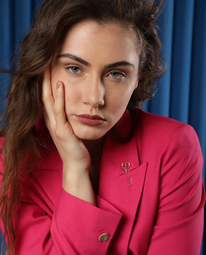 Rareism Women's Sophisticated Lapel Collar Blazer
