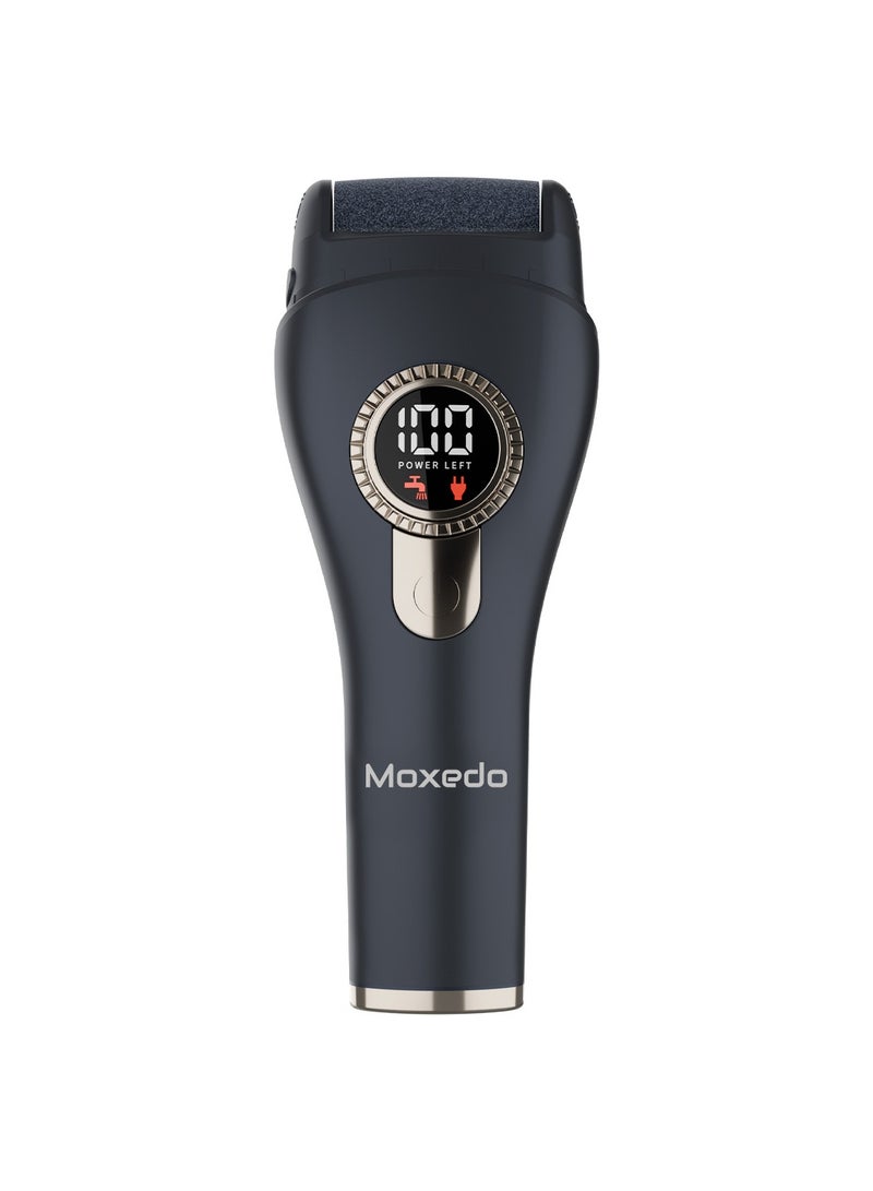 Moxedo Electric Callus Remover, Rechargeable Pedicure Device with 3 Speed Settings  LED Light  120 Minutes Working Time Digital Display Professional Foot File for Dry  Calloused Feet - Image 1