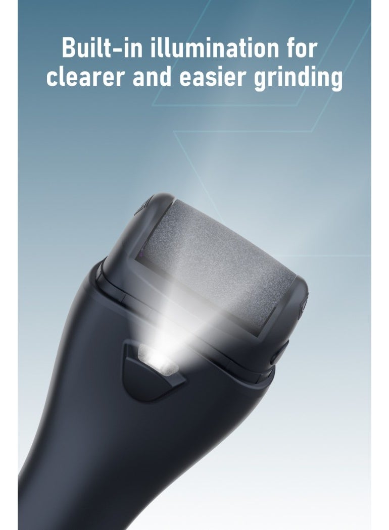 Moxedo Electric Callus Remover, Rechargeable Pedicure Device with 3 Speed Settings  LED Light  120 Minutes Working Time Digital Display Professional Foot File for Dry  Calloused Feet - Image 3