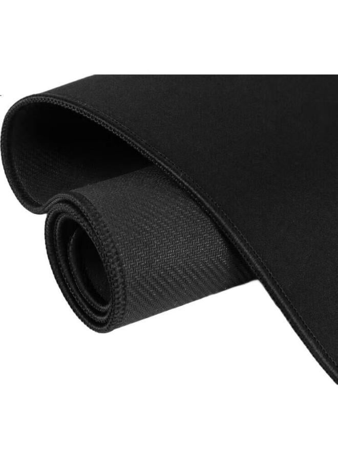 Kpte Office Gaming Mouse Pad Large Size 900*400*3mm Pure Black With Locking Edge, E-sports Computer Laptop Washable Desk Pad, Smooth And Portable Fabric Surface - Image 3