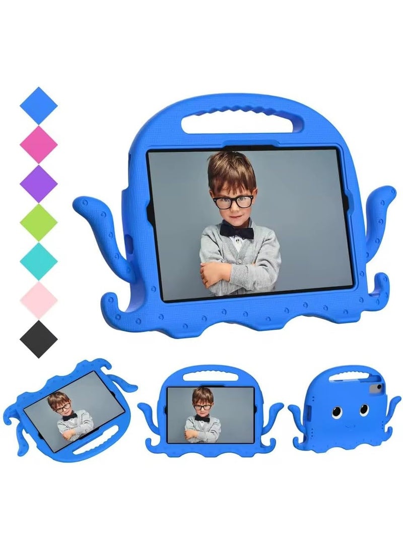 Fekra For Redmi Pad 2 2025 | Redmi Pad SE 11 2023 / Huawei Matepad SE 11" / Samsung Galaxy Tab A9 Plus / A11 Plus 11 inch | Honor Pad X8a, EVA Kids Shockproof Protective Cover (Octopus Blue) - Image 4