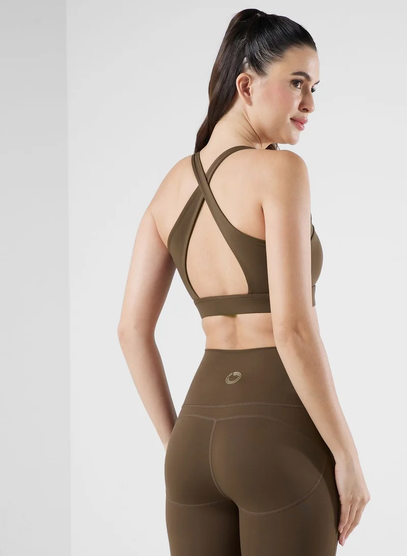 KAWN.YOGA Cross Back Sports Bra