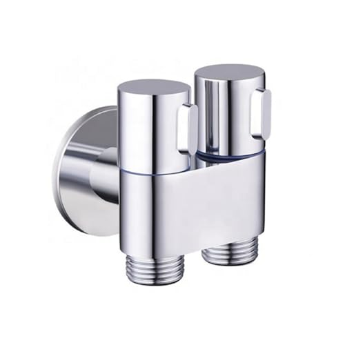 Zap 3-Way Wall-Mounted Stainless Steel Angle Valve Tap| Multi-Function Bathroom & Kitchen Faucet | Stainless Steel | Corrosion-Resistant | Easy Installation - Image 1