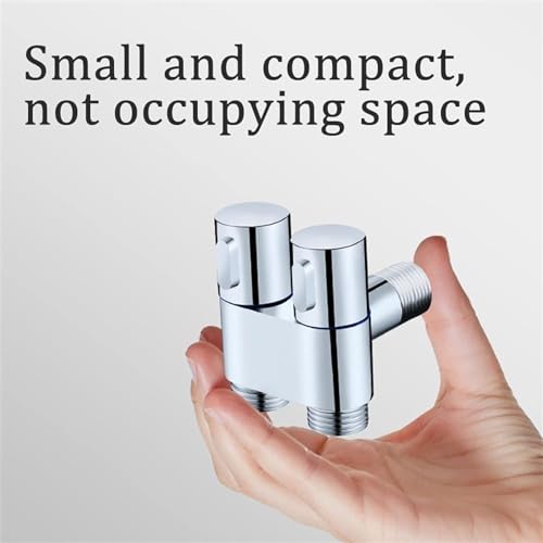 Zap 3-Way Wall-Mounted Stainless Steel Angle Valve Tap| Multi-Function Bathroom & Kitchen Faucet | Stainless Steel | Corrosion-Resistant | Easy Installation - Image 5