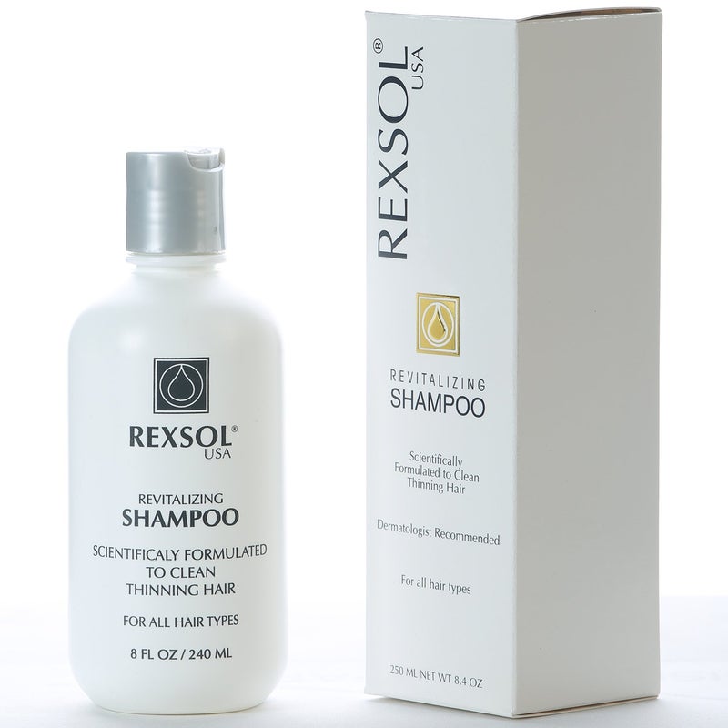 REXSOL Revitalizing Shampoo Scientifically Formulated to clean thinning hair (240 ml / 8 fl oz) - Image 4
