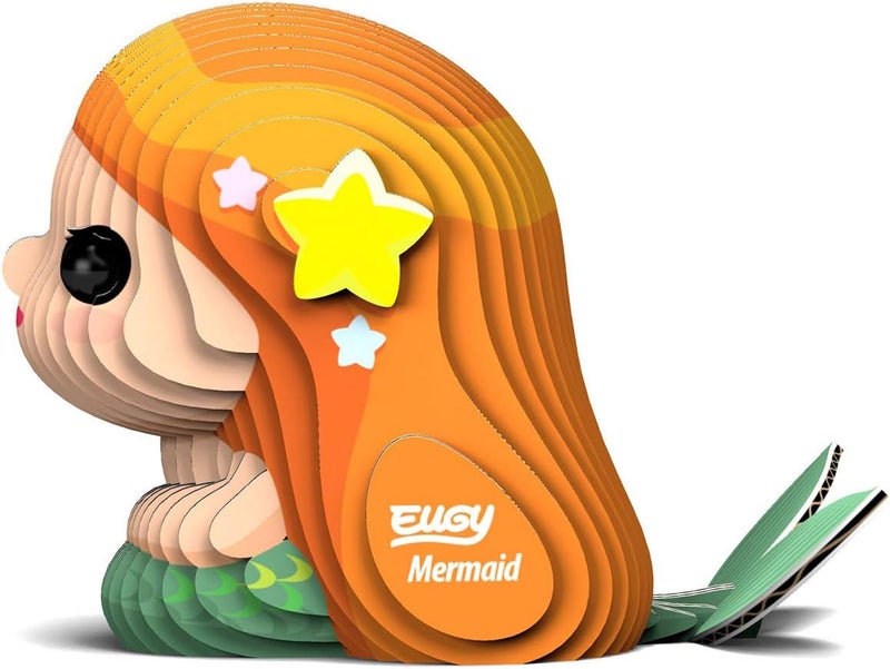 EUGY Eco-Friendly 3D Paper Puzzle (Mermaid) - Image 3