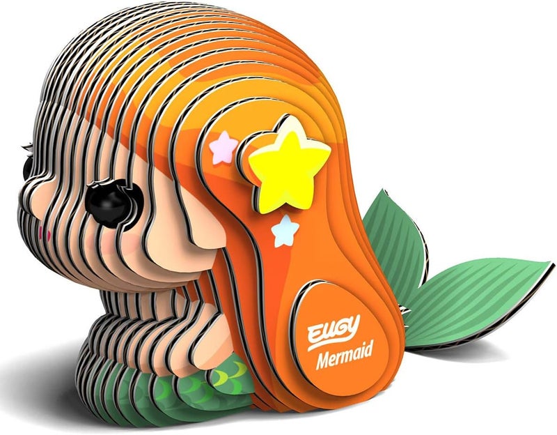 EUGY Eco-Friendly 3D Paper Puzzle (Mermaid) - Image 1