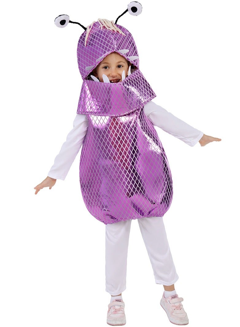 عام زي تنكري لشخصية أبو من فيلم "جامعة المرعبين"، متوفر بمقاسات متعددة، يعيد تصميم مظهر الشخصية بدقة وإتقان. - Image 1