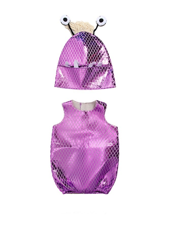 عام زي تنكري لشخصية أبو من فيلم "جامعة المرعبين"، متوفر بمقاسات متعددة، يعيد تصميم مظهر الشخصية بدقة وإتقان. - Image 3