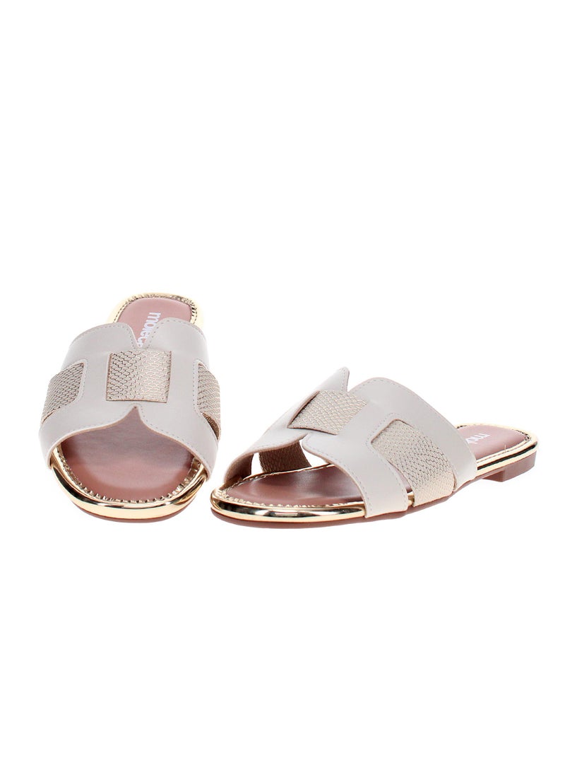 موليكا صنادل مسطحة للنساء - ملابس يومية أنيقة ومريحة - Image 4