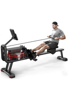 Sky Land Water Rowing Machine for Home Rowing Machine Foldable with Water Resistance, 150kg Weight Capacity with Bluetooth Function, Ipad Holder  - Image 1