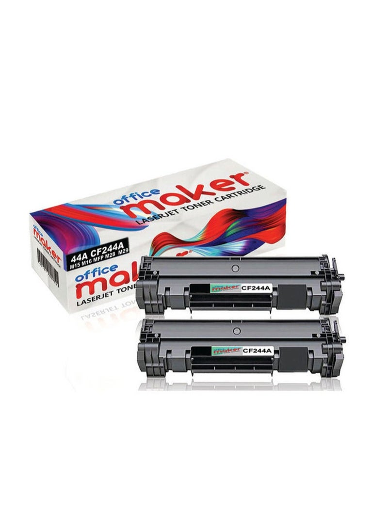 Office Maker 2-Piece Toner Cartridge Set For HP Laserjet Pro M15 M16 MFP M28 M29a M29w Printer Black  - Image 1