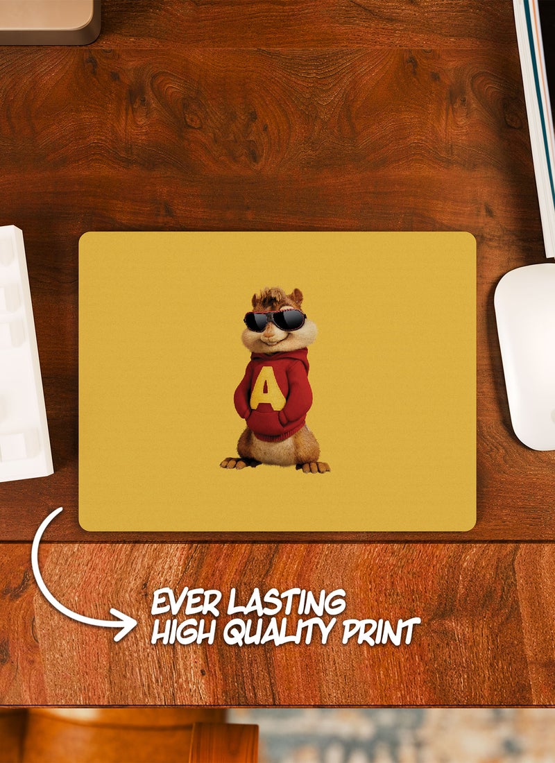 LOUD UNIVERSE Rectangular Desk Mouse Pad Alvin And The Chipmunks Seville Non-Slip Rubber Base Mouse Pad - Image 2