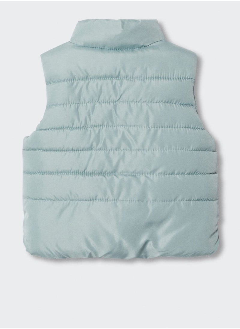 MANGO - Infant Puffer Gilet - Image 1