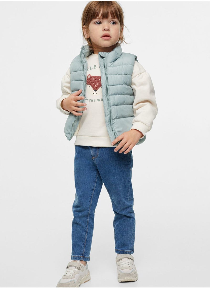 MANGO - Infant Puffer Gilet - Image 1