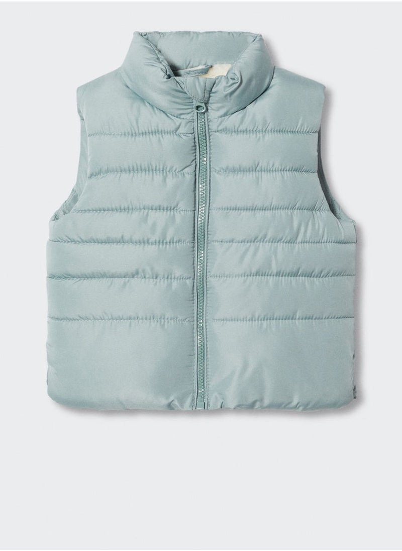 MANGO - Infant Puffer Gilet - Image 1