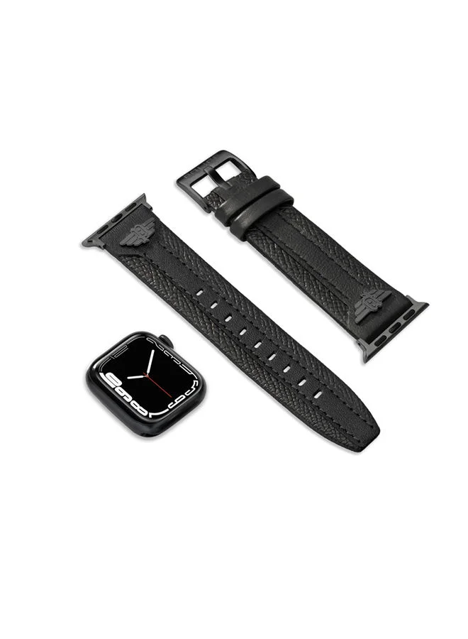 بوليس Universal Replacement Leather Strap For Men And Women, Compatible With Apple Watch Series 3-9 & SE (38-40-41) & Samsung, Huawei Or Quartz Watch With Lug Width Of 20mm