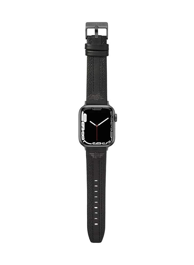 بوليس Universal Replacement Leather Strap For Men And Women, Compatible With Apple Watch Series 3-9 & SE (38-40-41) & Samsung, Huawei Or Quartz Watch With Lug Width Of 20mm