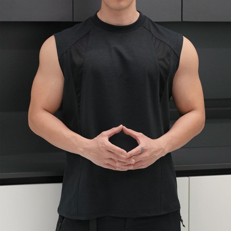 Men's Breathable Mesh Fitness Vest, Quick Dry, Sleeveless - Image 4