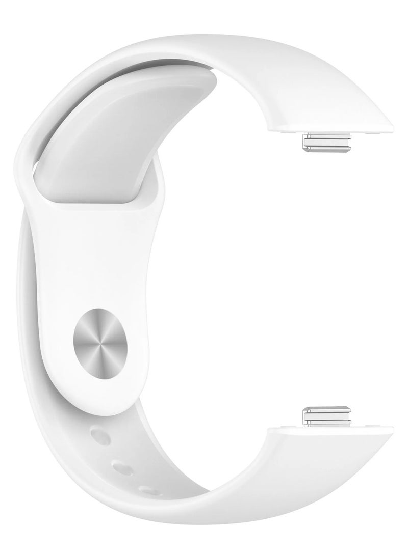 Generic - Silicone Strap For Huawei Watch Fit 3 Sport band Smartwatch Accessories Replacement Correa Bracelet (White) - Image 1