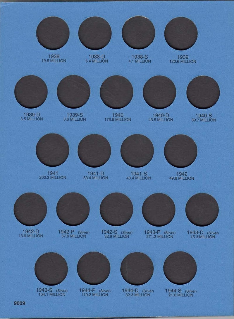 Whitman Jefferson Nickel Collection Folder (1938-1961) - Volume 1 - Image 3