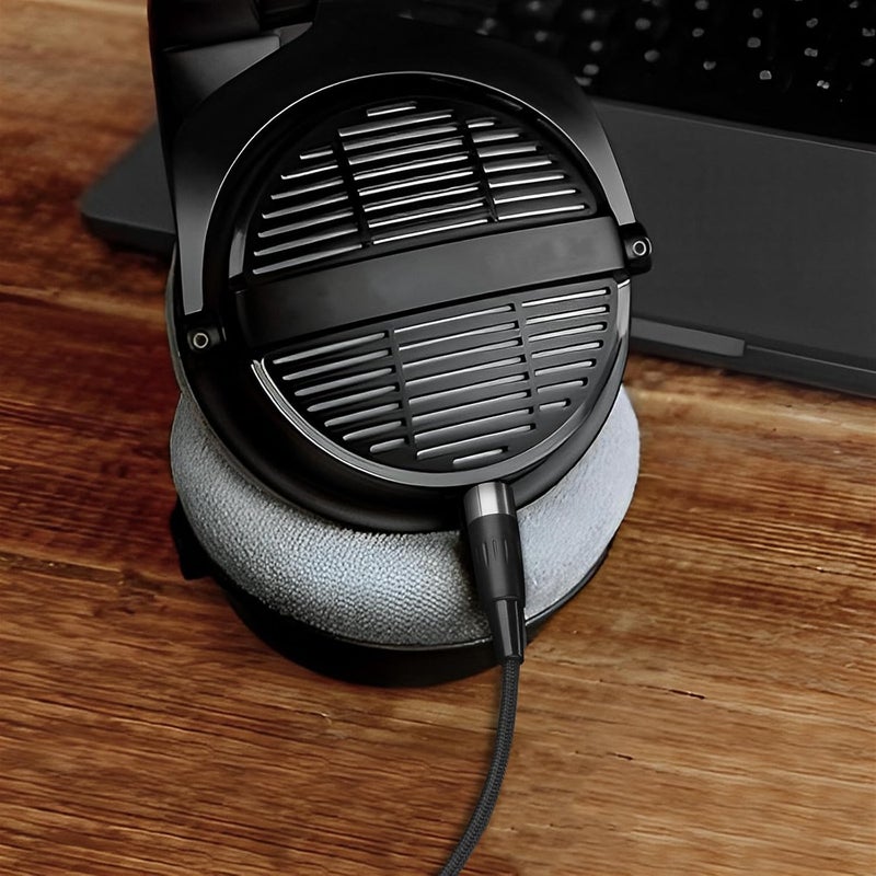 جيكريا كابل صوتي من متوافق مع سماعات Beyerdynamic DT 900 PRO X و DT 770 PRO X LE، كابل استبدال ستيريو من النايلون المضفر مقاس 3.5 مم (6 أقدام / 1.7 متر) - Image 5