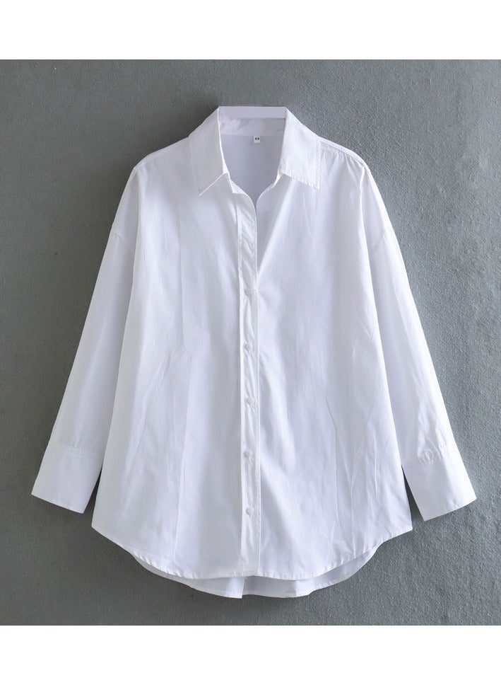 Shougu New Women's Fashion Casual Texture Shirt - Image 1