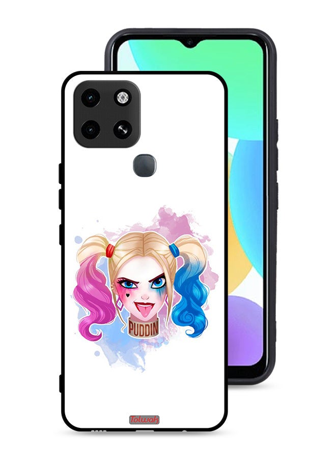 Tolwak Infinix Smart 6 Protective Case Cover Harley Quinn Art - Image 1