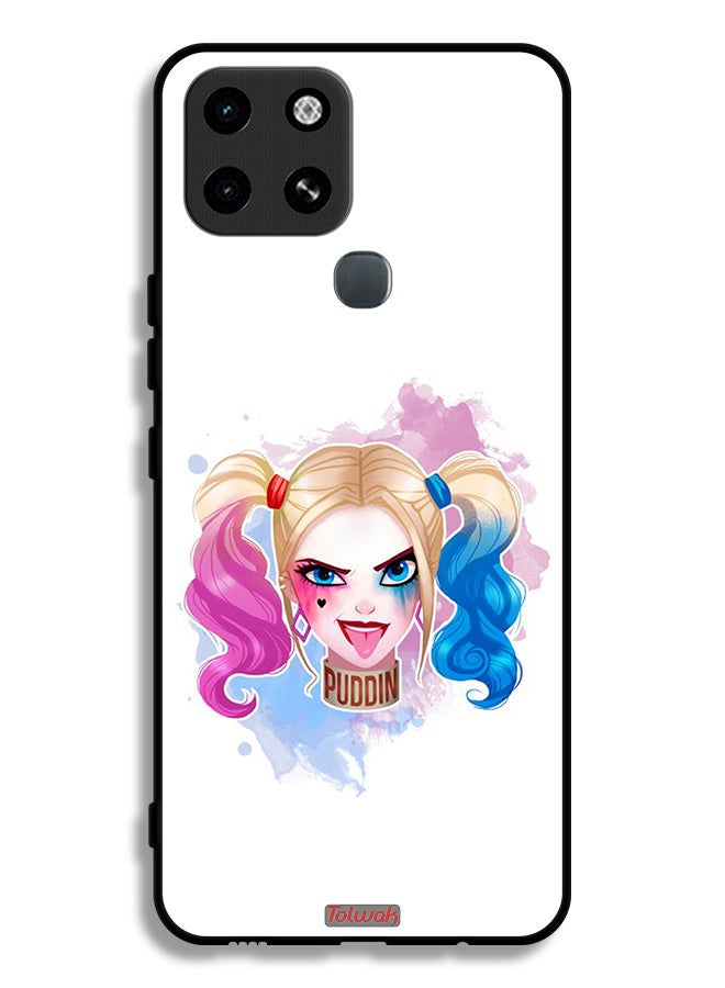 Tolwak Infinix Smart 6 Protective Case Cover Harley Quinn Art - Image 2