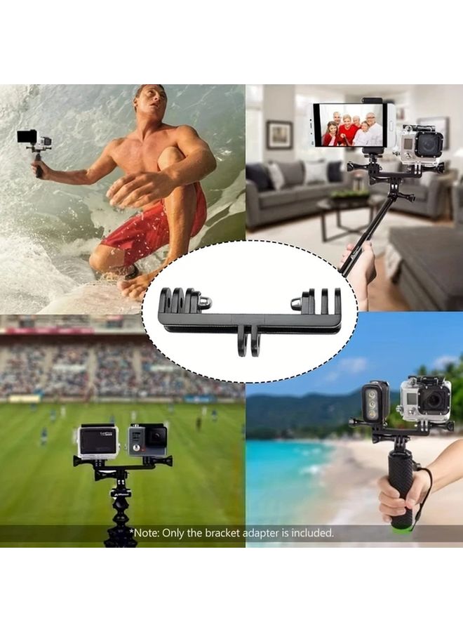 7 In 1 Adjustable Dual Mount Tripod Stand Bracket For Action Cameras - Image 4