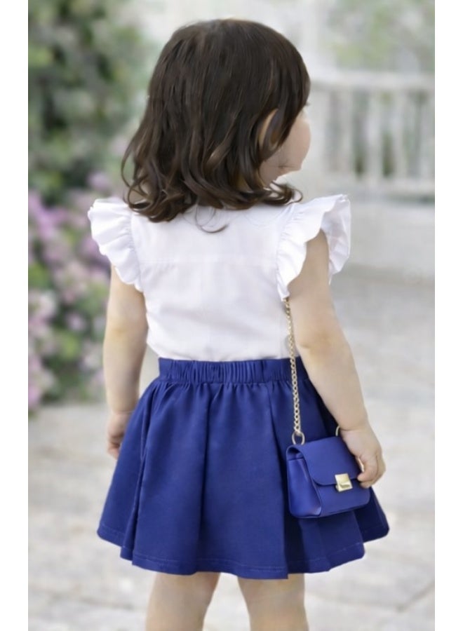 Bold Chic Tiny Twirls Dress for Girls - Image 2
