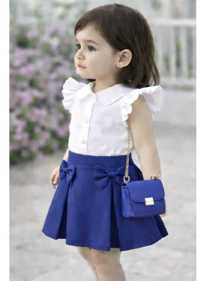 Bold Chic Tiny Twirls Dress for Girls - Image 1